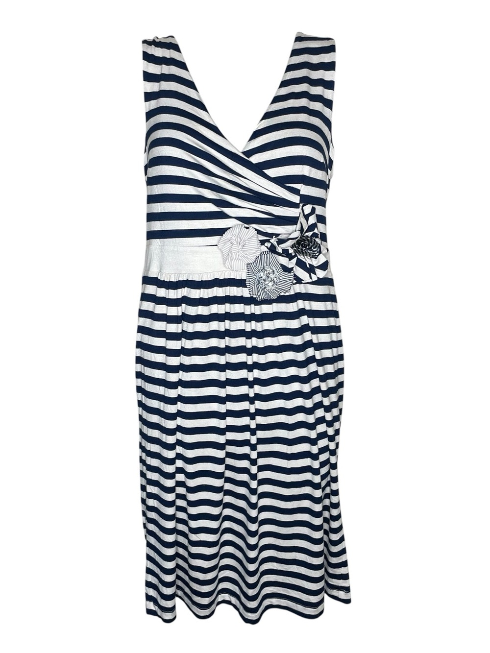 Anthropologie Little Yellow Button Brand Perillo Striped Dress